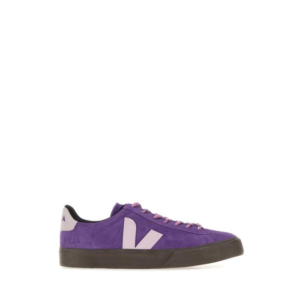 Veja Women Purple Suede Campo Sneakers